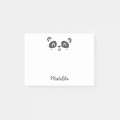 Cute karakter panda kinder school post-it® notes (Voorkant)