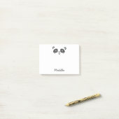 Cute karakter panda kinder school post-it® notes (Op bureau)