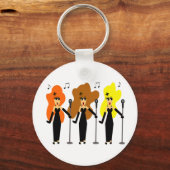 Cute Karaoke Divas Sleutelhanger (Voorkant)