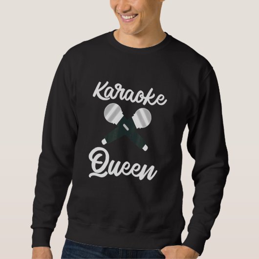 Cute Karaoke Queen Machine Singer Legend P Trui (Voorkant)