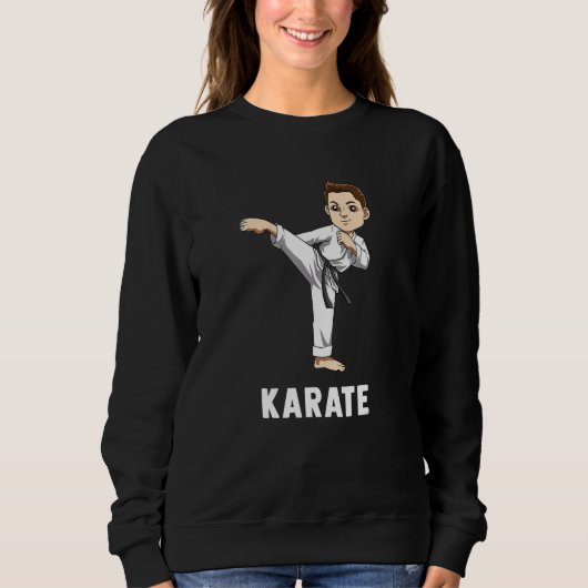 Cute Karate Boy Trui (Voorkant)