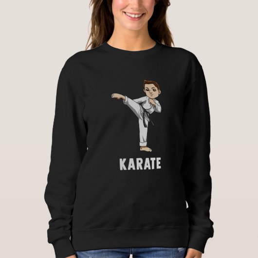 Cute Karate Boy Trui (Voorkant)