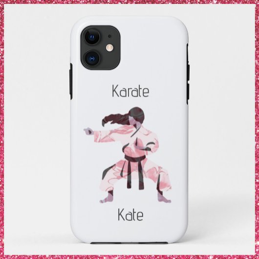 Cute Karate Girl Martial Arts Case-Mate iPhone Case