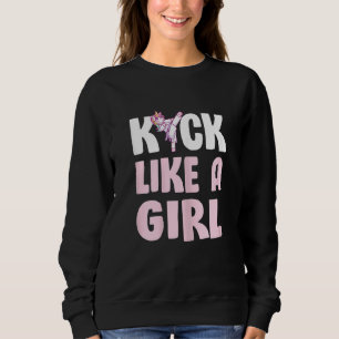 Cute Karate Unicorn Kick als een eikel Trui