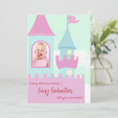 Cute Kasteel Elke Prinses Heeft een Fee nodig als  Kaart (Staand voorkant)