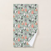 Cute Kat Badhanddoekenset Bad Handdoek (Handdoek)