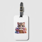 Cute Kat Bagagelabel (Voorkant (verticaal))