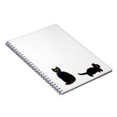 Cute Kat Black Cats Notitieboek (Rechterzijde)