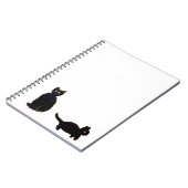 Cute Kat Black Cats Notitieboek (Linkerzijde)