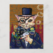 Cute Kat Briefkaart (Voorkant)