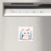 Cute Kat Cartoon Kawaii Chibi Magneet (Insitu (Vaatwasser))
