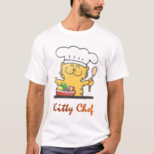 Cute Kat Chef Cute Kitten Cook Junior Chef T-shirt