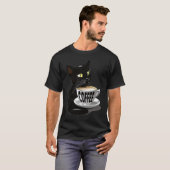 CUTE KAT COFFEE KATTEN JAVA KITTEN T-SHIRT (Voorkant volledig)