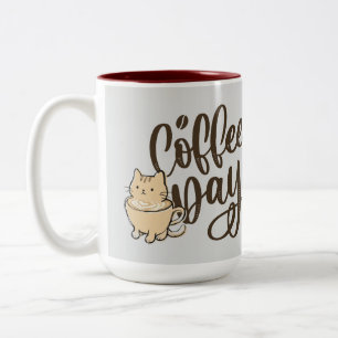 Cute Kat Coffee Keramische Mok - Elke Dag