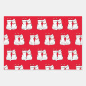 Cute Kat Couple Inpakpapier Vel (Voorkant)