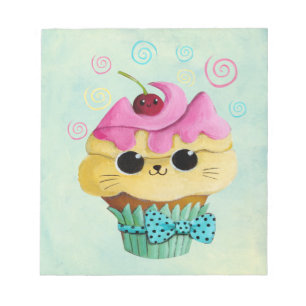 Cute Kat Cupcake Notitieblok