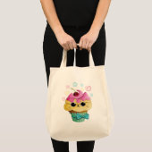 Cute Kat Cupcake Tote Bag (Voorkant (product))
