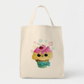 Cute Kat Cupcake Tote Bag (Voorkant)