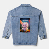 Cute Kat Denim Jacket (Achterkant)