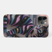 Cute Kat en Gepersonaliseerde Naam Ontwerp Case-Mate iPhone Case (Achterkant (horizontaal))