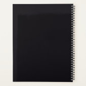 Cute Kat en Gepersonaliseerde Naam Ontwerp Planner (Achterkant)