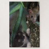 Cute Kat en Muis Legpuzzel (Verticaal)