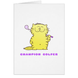 Cute Kat Golfer