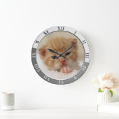 Cute Kat Grote Klok (Huis)