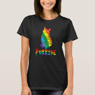 Cute Kat Homoseksuele Pride Regenboog Sprookjes Li T-shirt