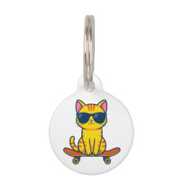 Cute Kat Illustratie – Schattige Kitty Huisdierpenning