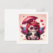 Cute Kat Kaart (Voorkant / Achterkant)