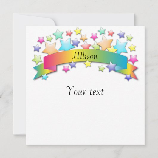 Cute kat kaart (Achterkant)