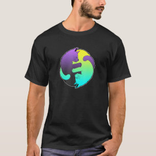 Cute Kat Katten Ying Yang Yin Yang 5 T-shirt