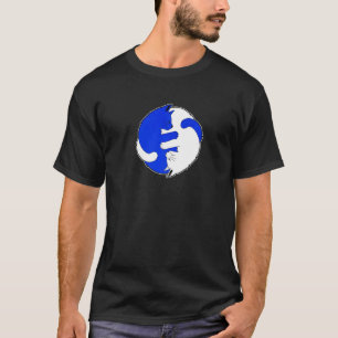 Cute Kat Katten Ying Yang Yin Yang 9 T-shirt