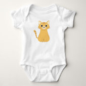 Cute Kat Kawaii ontwerp Romper (Voorkant)