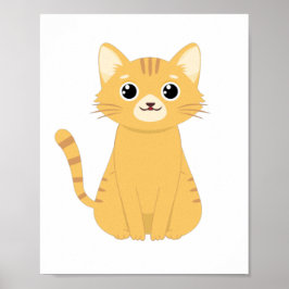 Cute Kat Kawaii Poster