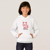 Cute Kat Kids Pullover Hoodie (Voorkant volledig)