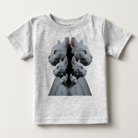 Cute kat kinderen T-shirt (Voorkant)