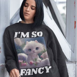 CUTE KAT KITTEN IK BEN ZO VERZORGD T-SHIRTS SWEATS