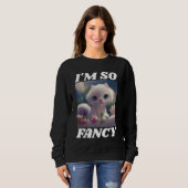 CUTE KAT KITTEN IK BEN ZO VERZORGD T-SHIRTS SWEATS (Voorkant volledig)