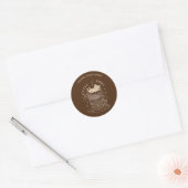 Cute kat koffie sticker Coffee Paws (Envelop)