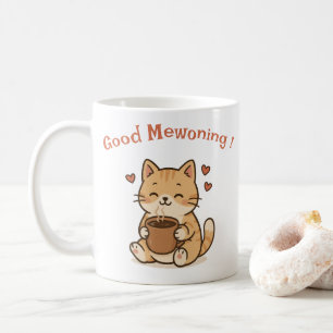 Cute Kat Koffiemok Cadeau Voor Kat Liefhebbers