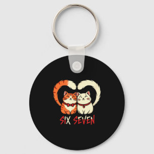 Cute Kat Koppel Valentijn Romantische Liefde Stree Sleutelhanger