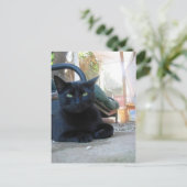Cute Kat Laying - briefkaart (Staand voorkant)