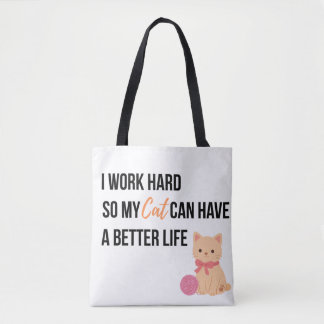 Cute Kat Liefhebber Boodschappentas Tote Bag