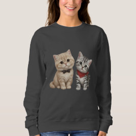 Cute Kat Liefhebber Hoodie Trui