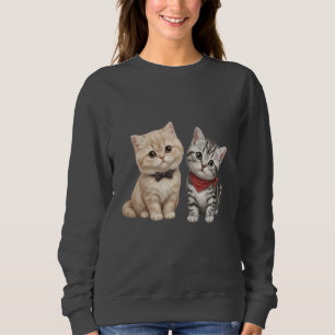 Cute Kat Liefhebber Hoodie Trui
