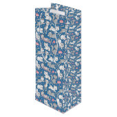 Cute Kat Love Wijn Cadeautas (Achterkant Gekanteld)