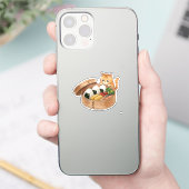 Cute Kat lunchbox – Kawaii Kitty Bento Sticker (Telefoon)