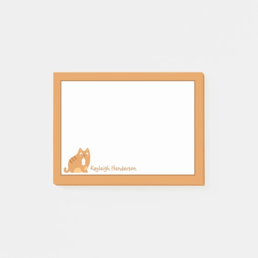 Cute Kat met muis Post-it® Notes (Voorkant)